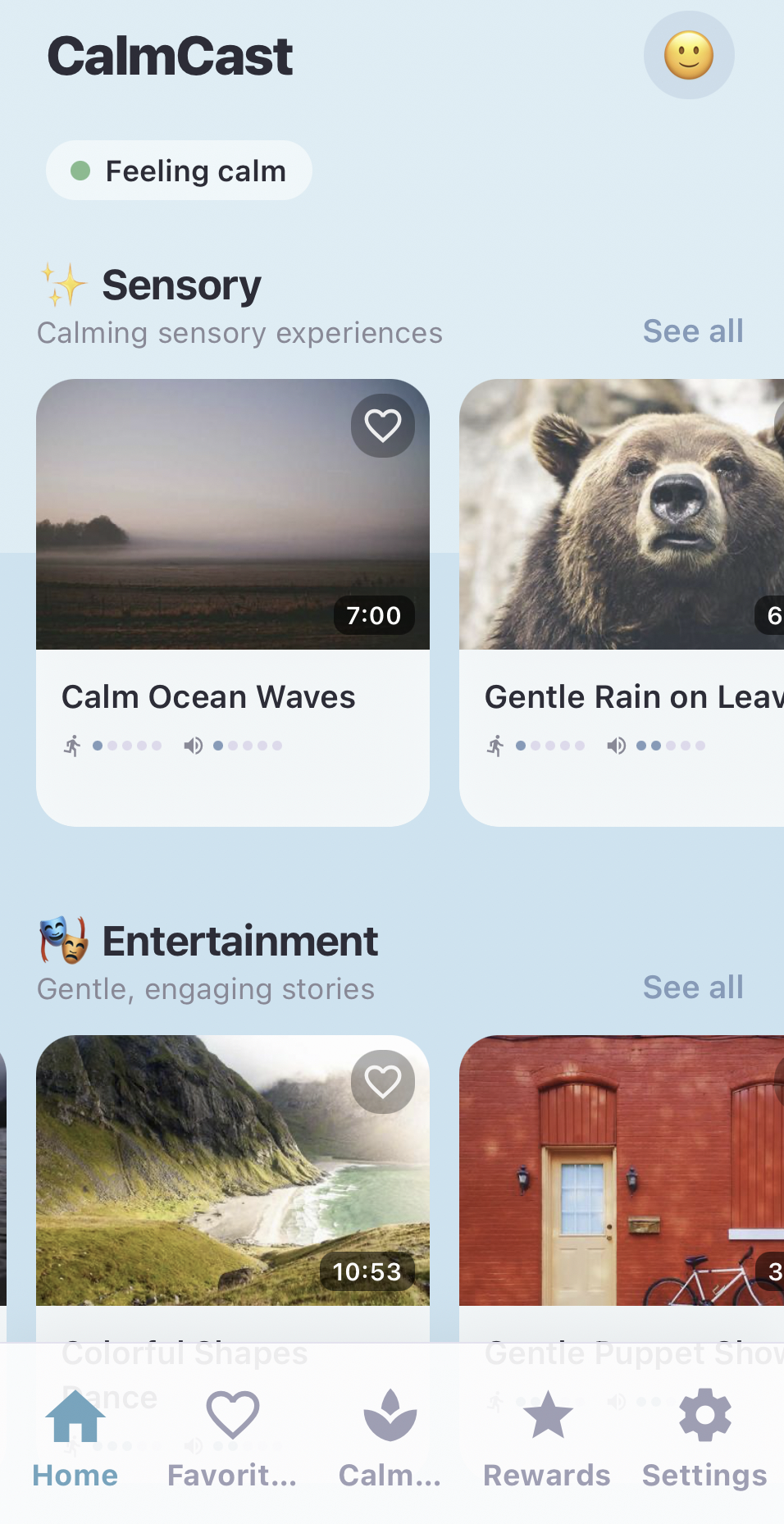 CalmCast product preview